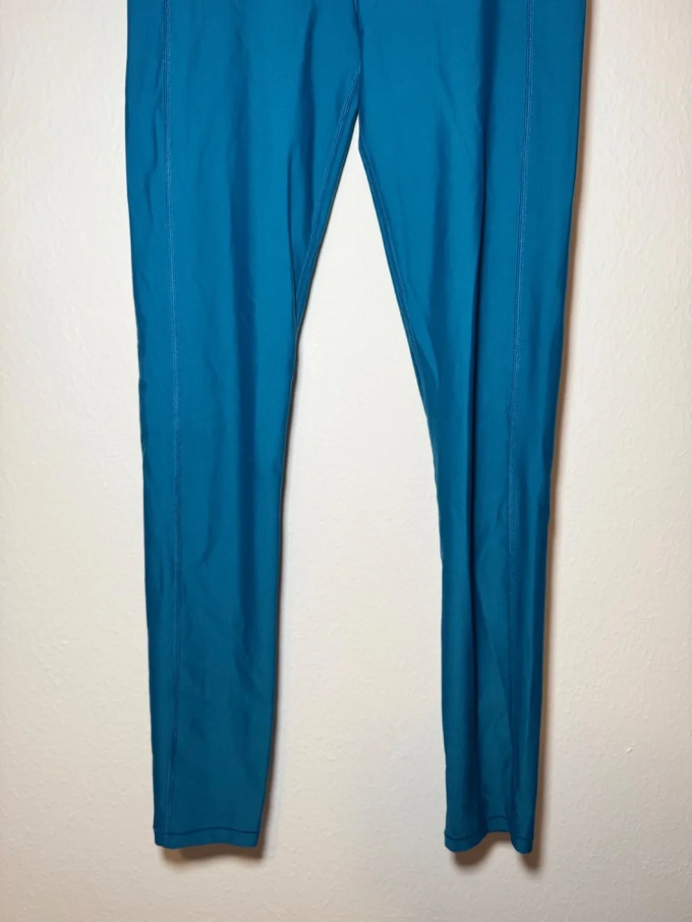 Sweaty Betty High Shine 7/8 Leggings Medium Blue High Rise Workout Athletic